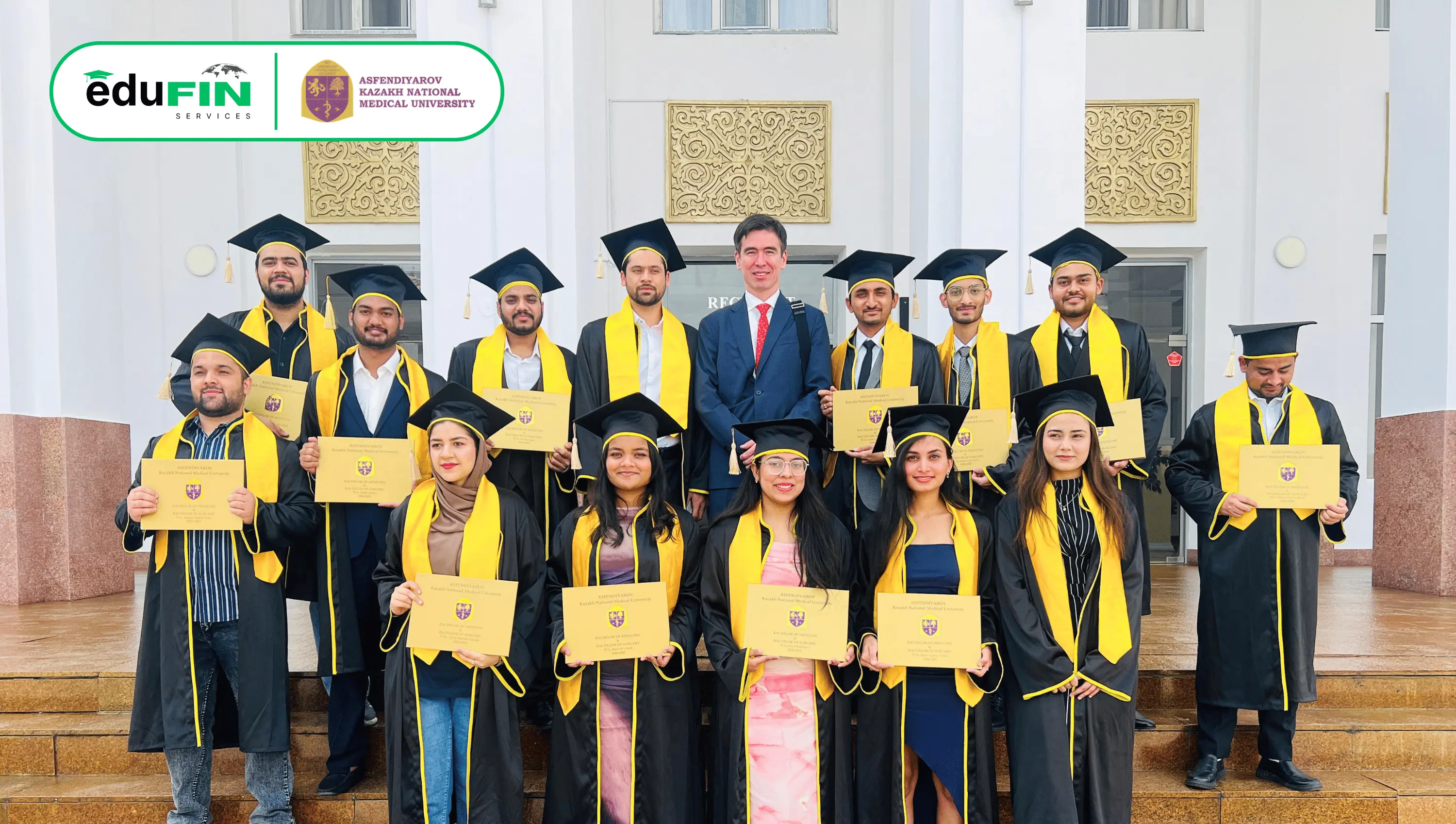 Edufin graduates at Kazakhstan Medical University